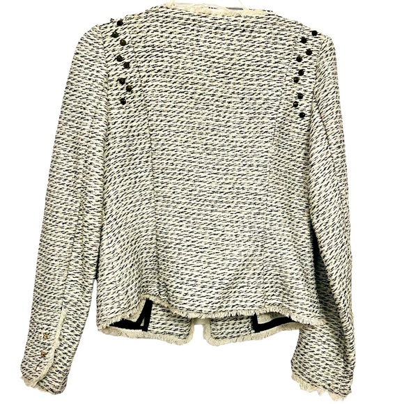 Line & Dot Tweed Jacket - Picture 3 of 6